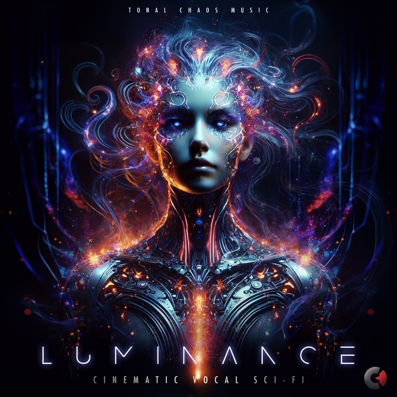 Luminance album - sci-fi cinematic trailer music with vocals by Tonal Chaos